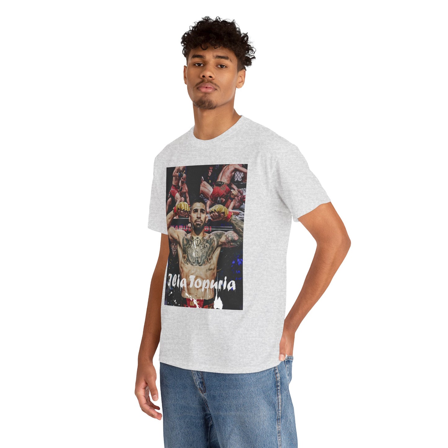 Ilia Topuria Tee - for Combat Sports Enthusiasts