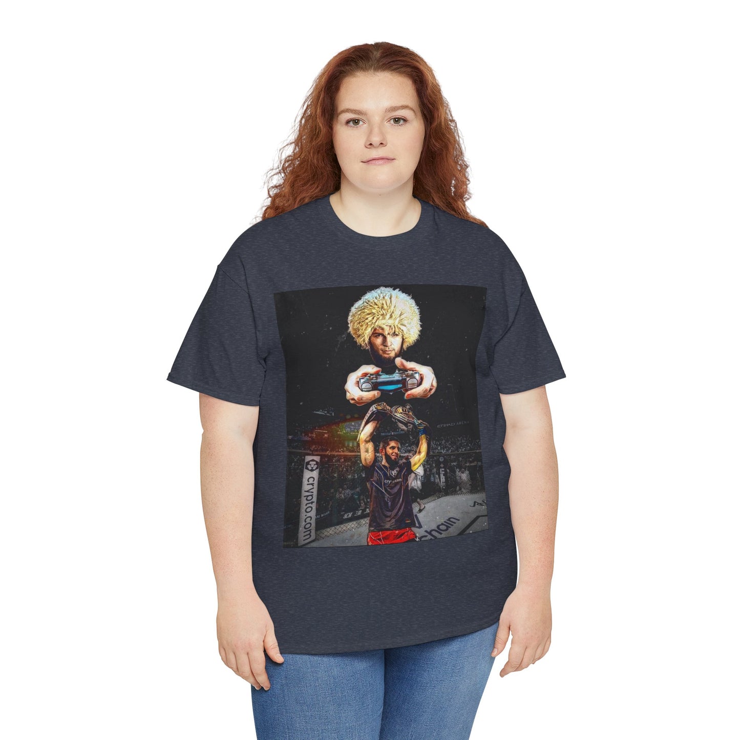 T-Shirt - Khabib Nurmagomedov on Game Mode with Islam Makhachev Graphic Tee