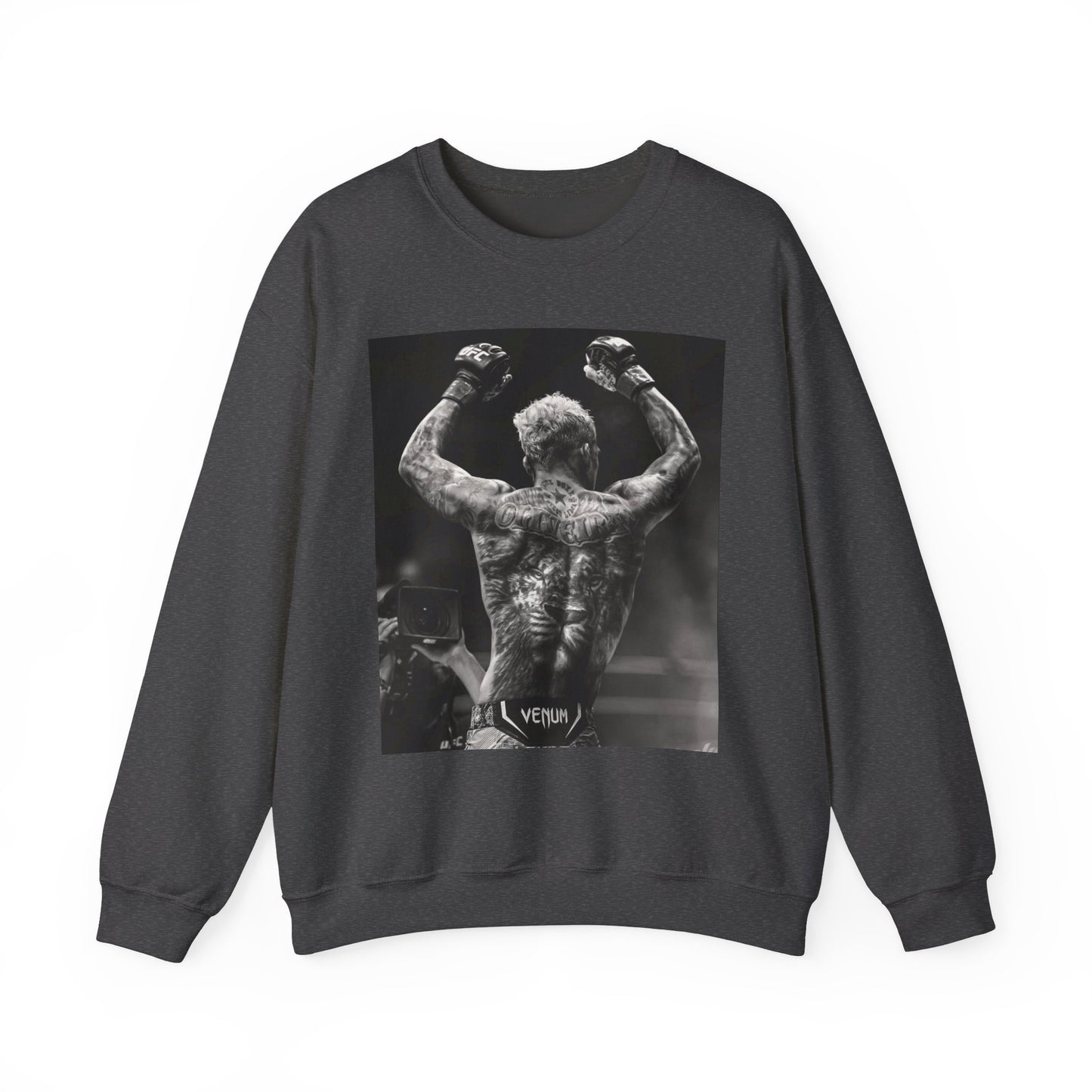 Charles Oliveira White Fitness Sweatshirt - Perfect for UFC Lovers