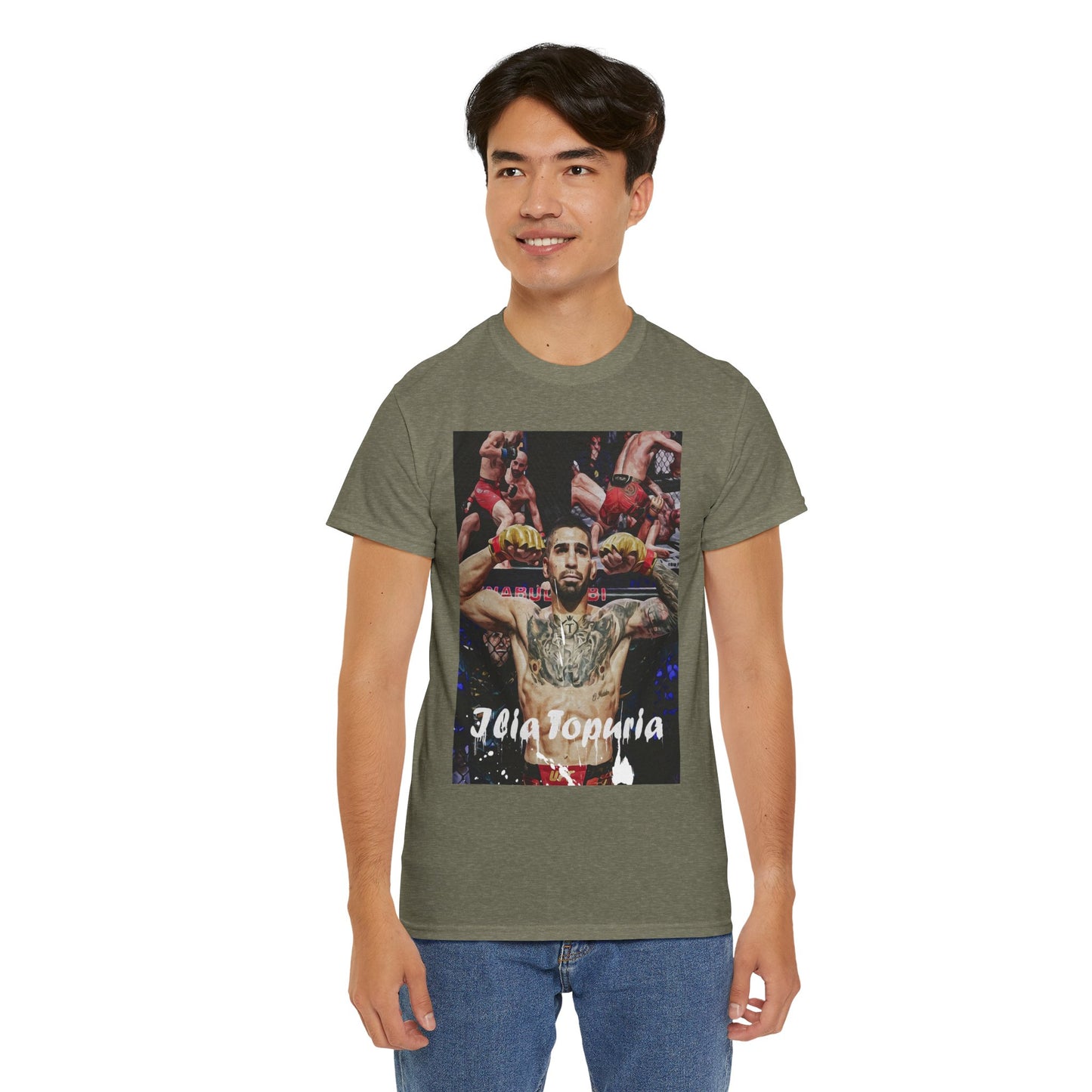 Ilia Topuria Tee - for Combat Sports Enthusiasts