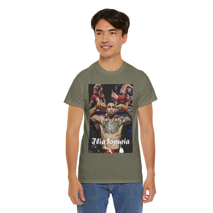 Ilia Topuria Tee - for Combat Sports Enthusiasts