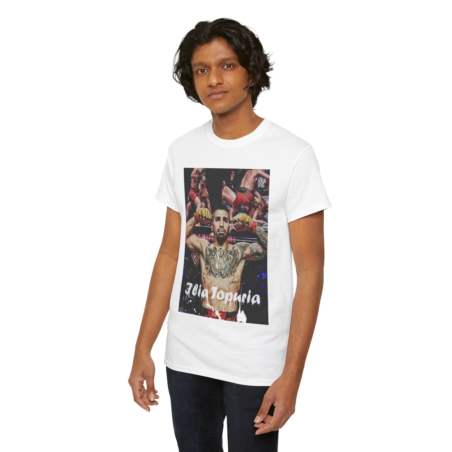 Ilia Topuria Tee - for Combat Sports Enthusiasts