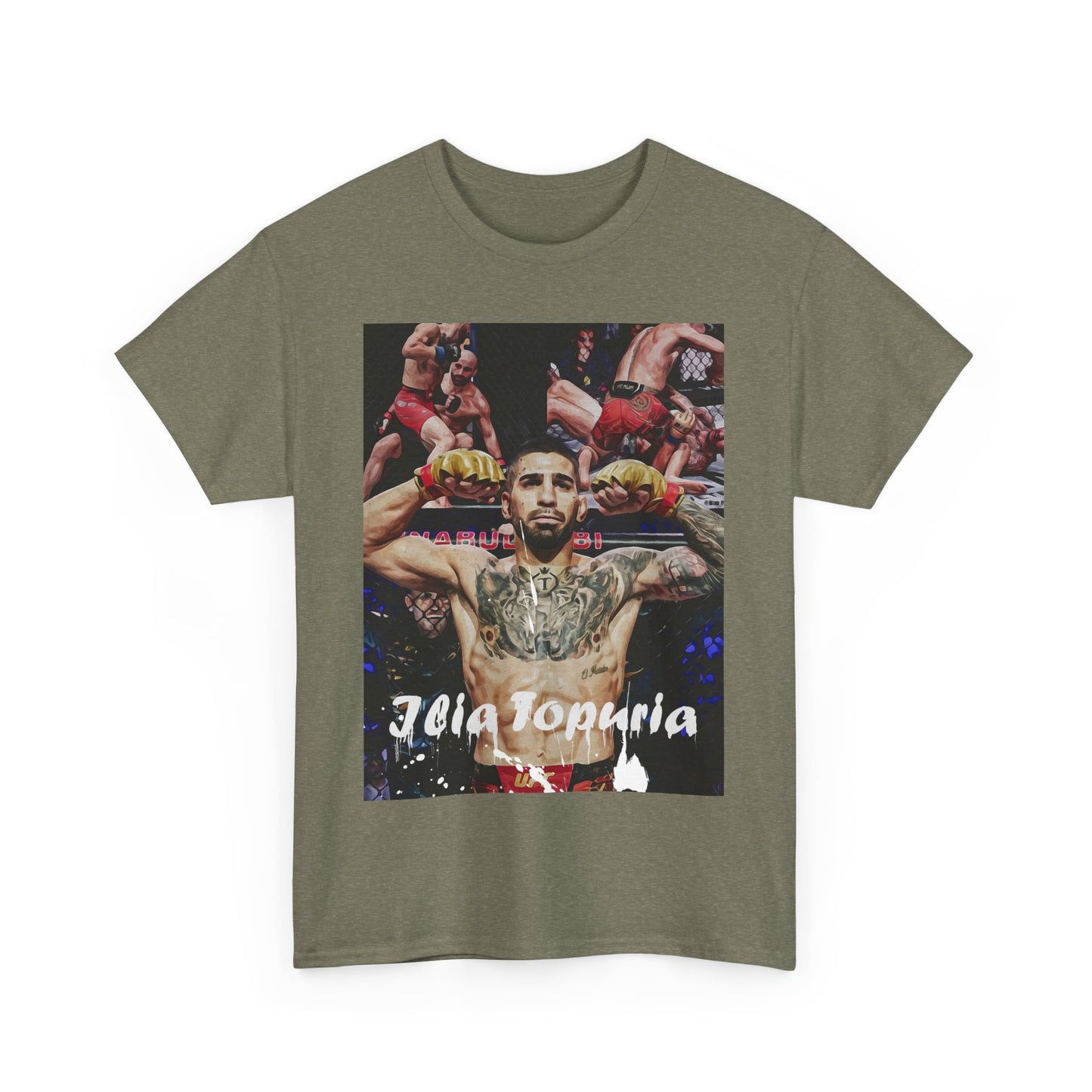 Ilia Topuria Tee - for Combat Sports Enthusiasts