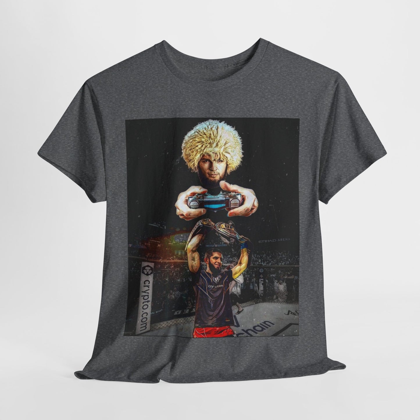 T-Shirt - Khabib Nurmagomedov on Game Mode with Islam Makhachev Graphic Tee