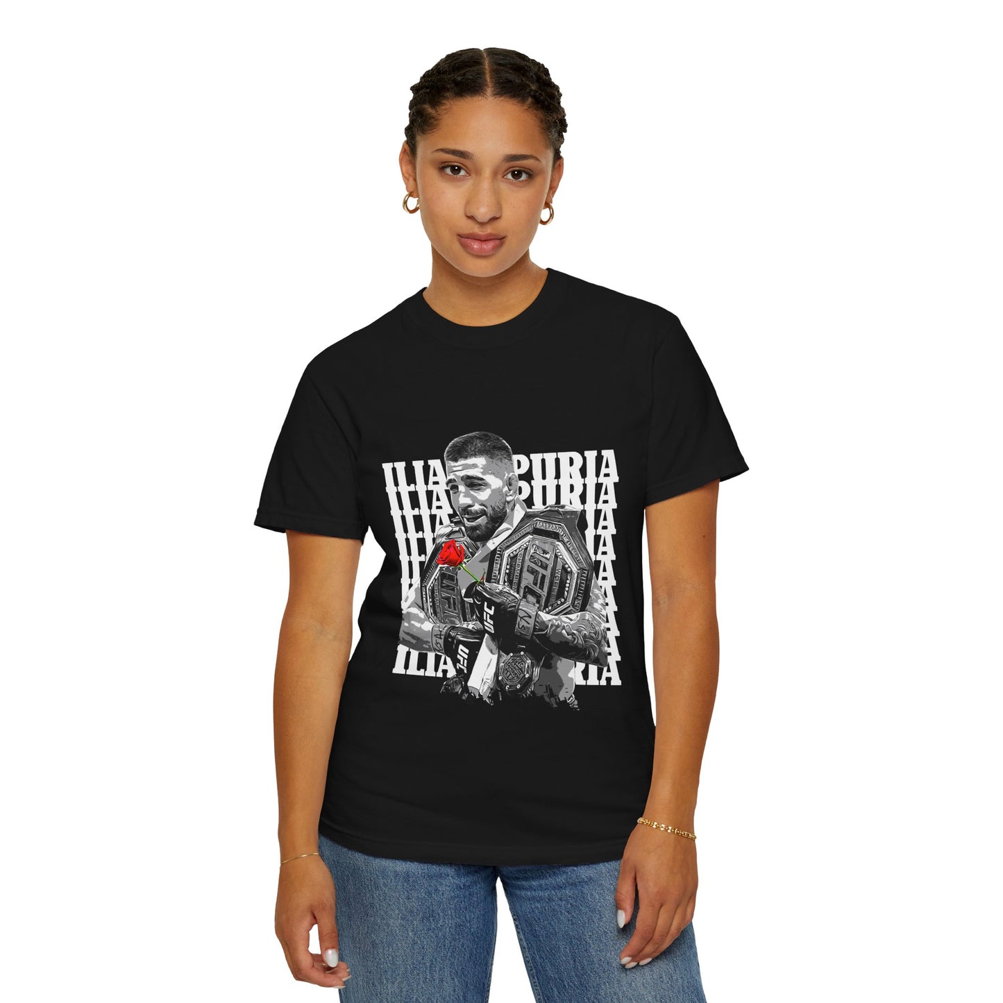 The Double Champ Ilia Topuria T-shirt