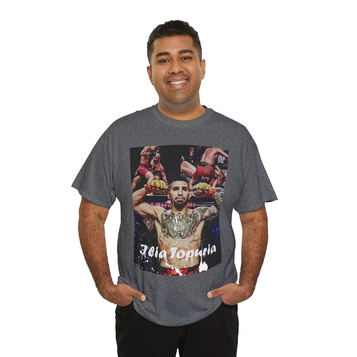 Ilia Topuria Tee - for Combat Sports Enthusiasts