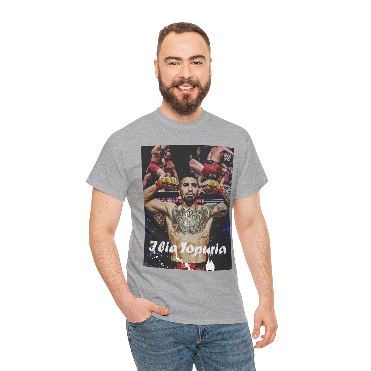 Ilia Topuria Tee - for Combat Sports Enthusiasts