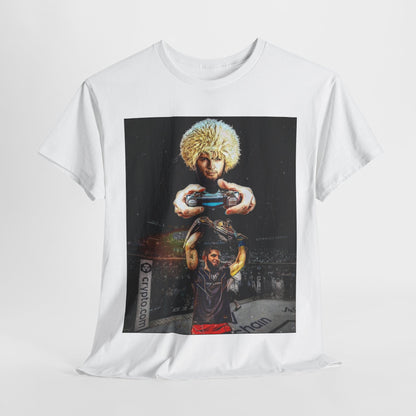 T-Shirt - Khabib Nurmagomedov on Game Mode with Islam Makhachev Graphic Tee