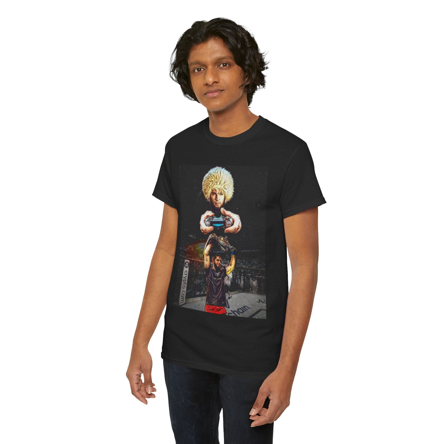 T-Shirt - Khabib Nurmagomedov on Game Mode with Islam Makhachev Graphic Tee