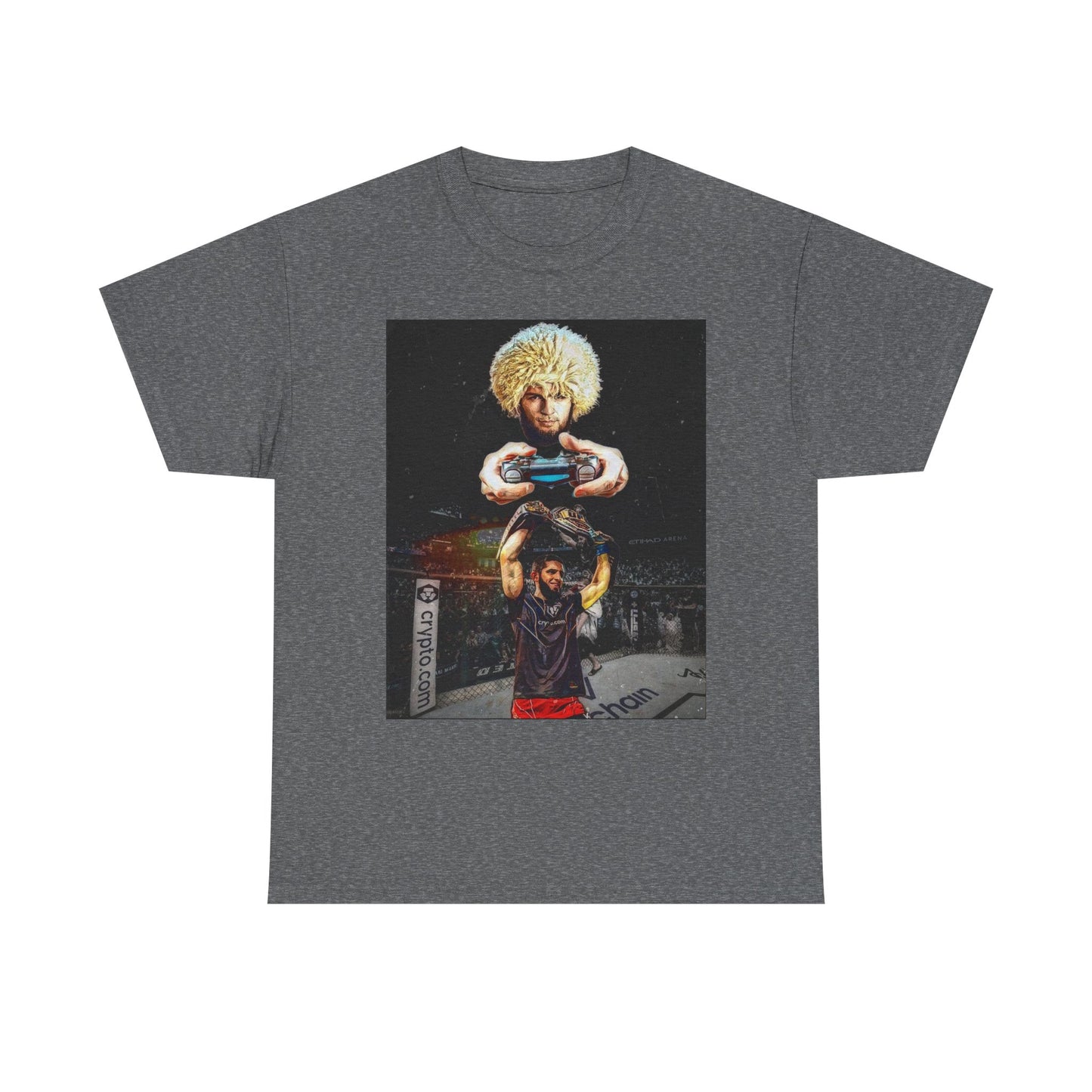 T-Shirt - Khabib Nurmagomedov on Game Mode with Islam Makhachev Graphic Tee