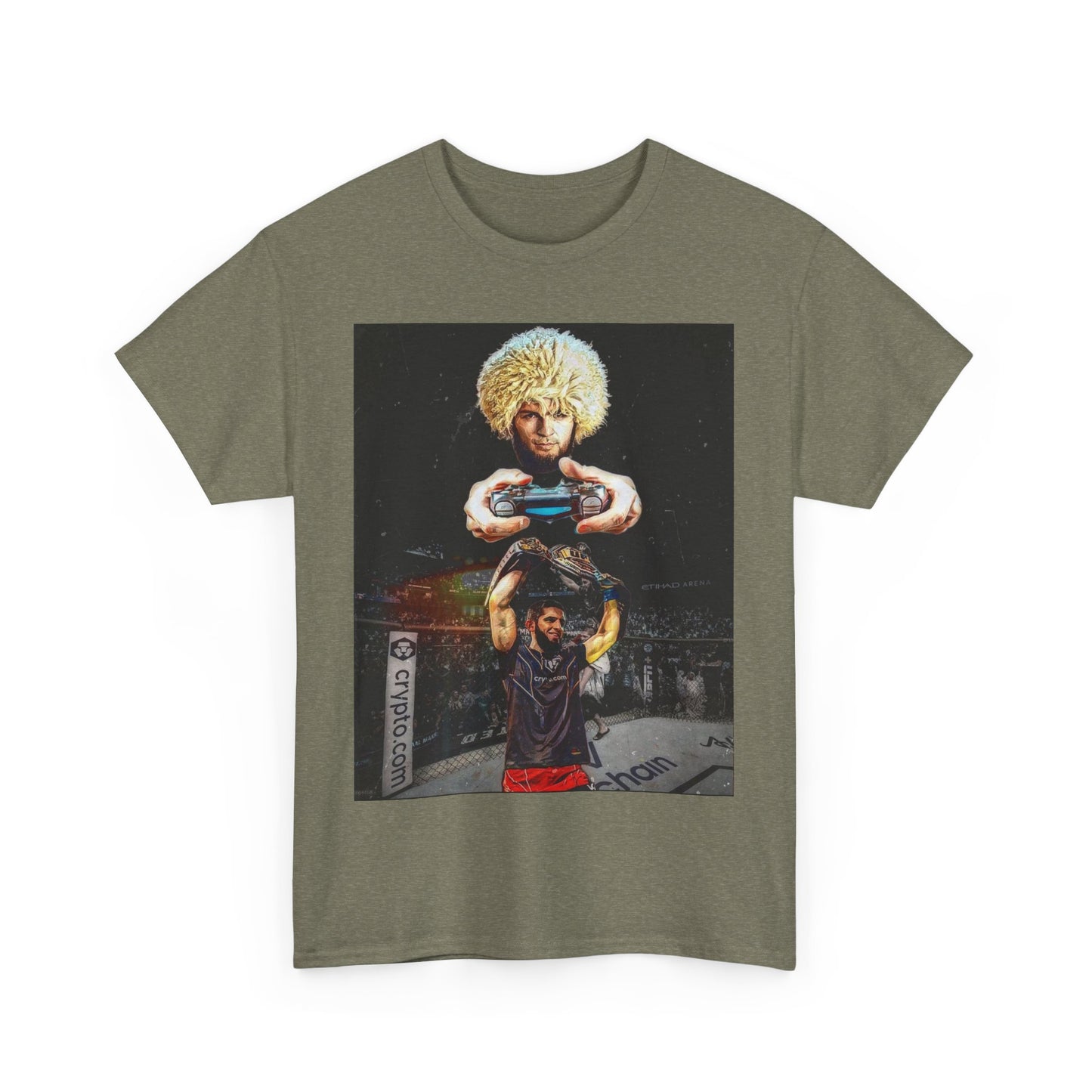T-Shirt - Khabib Nurmagomedov on Game Mode with Islam Makhachev Graphic Tee
