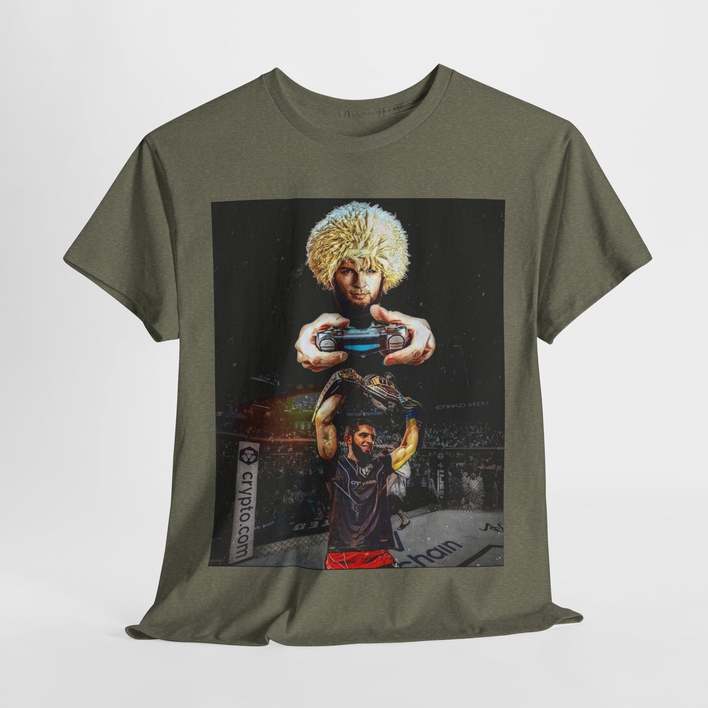 T-Shirt - Khabib Nurmagomedov on Game Mode with Islam Makhachev Graphic Tee